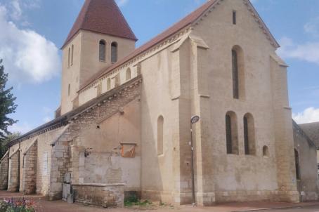 Side view of a 13th century church