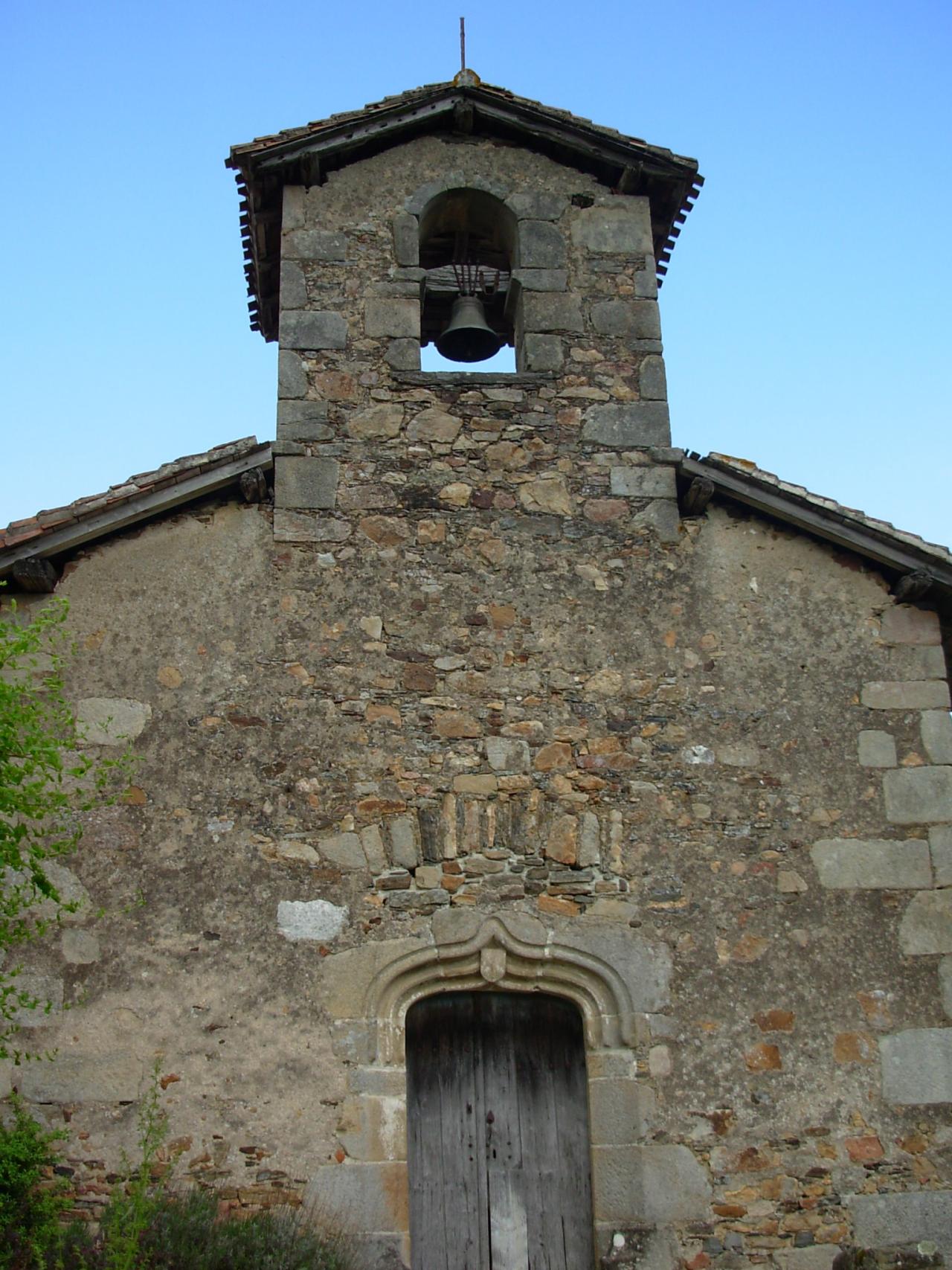 Wall-tower of a church with bell gable