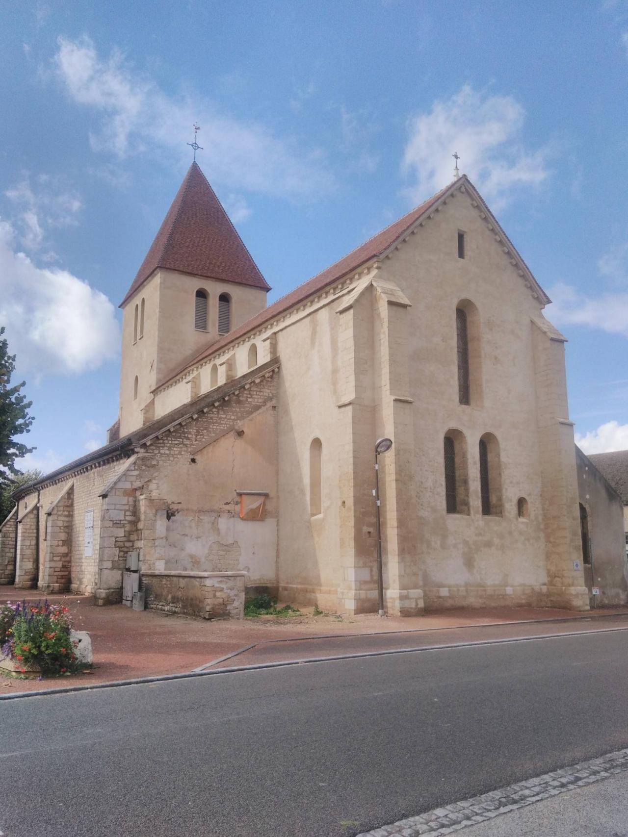 Side view of a 13th century church