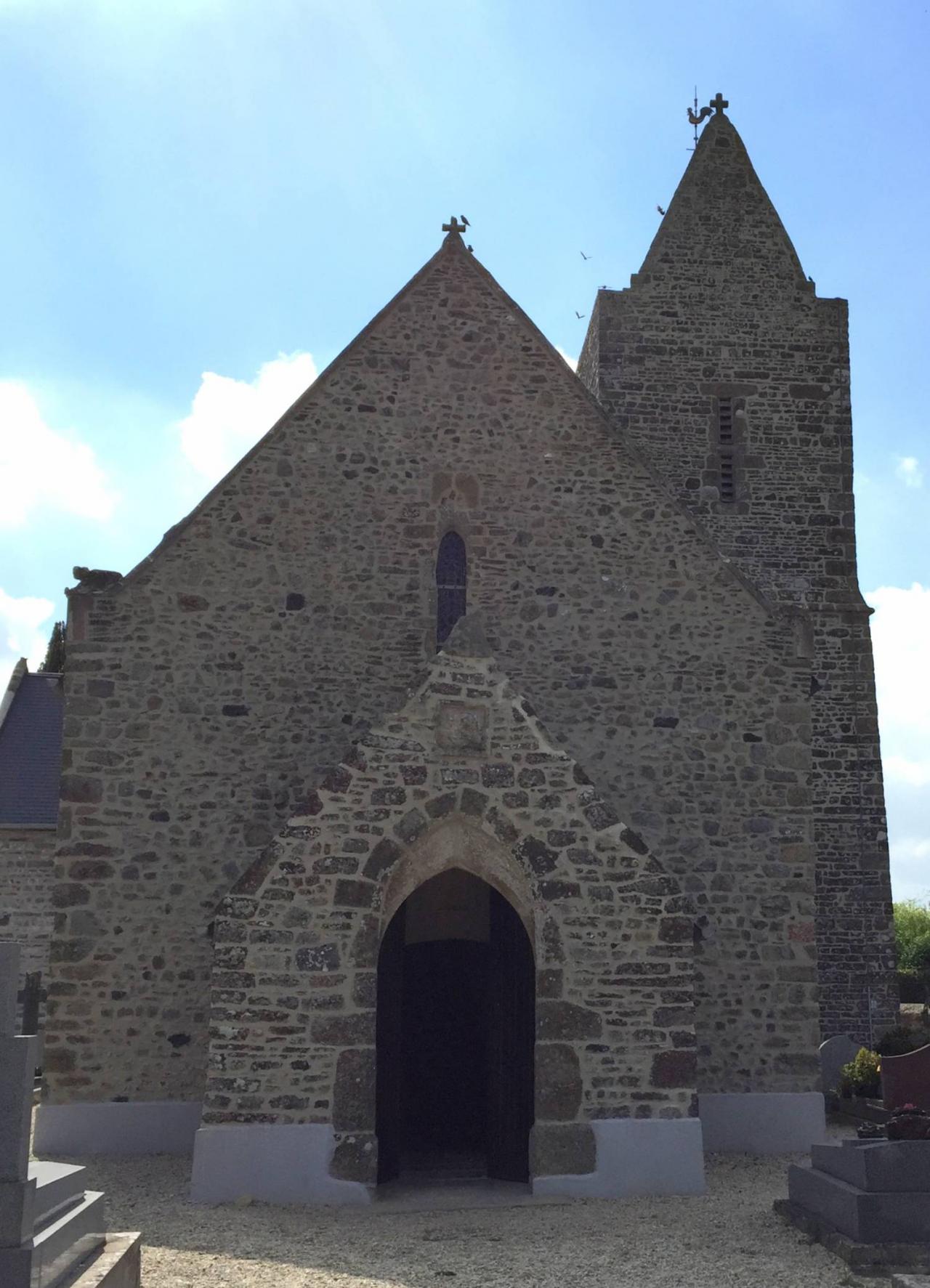 Front facade of a church built in 1080