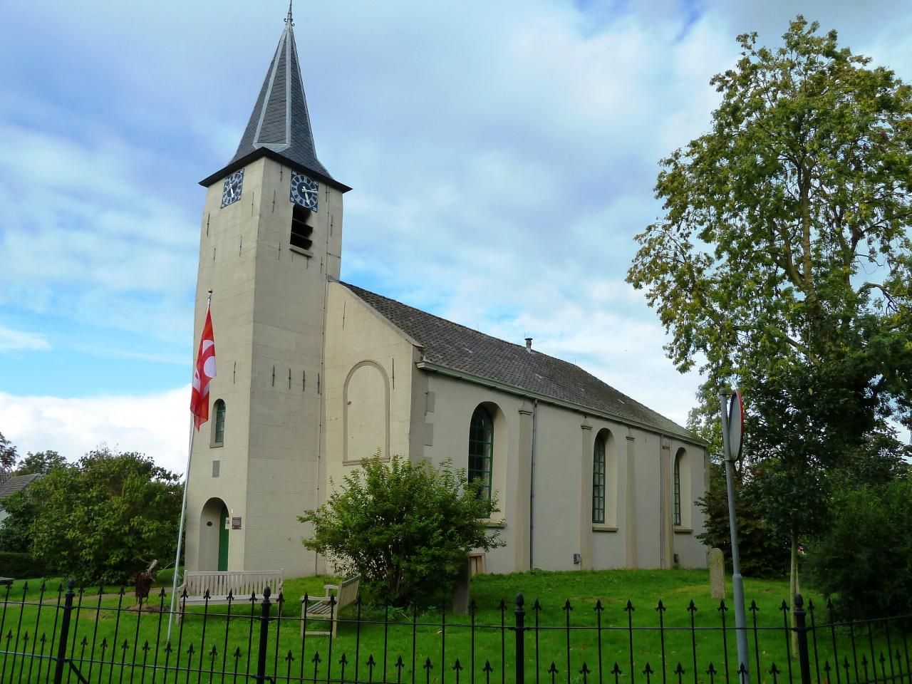 13th century church in a park