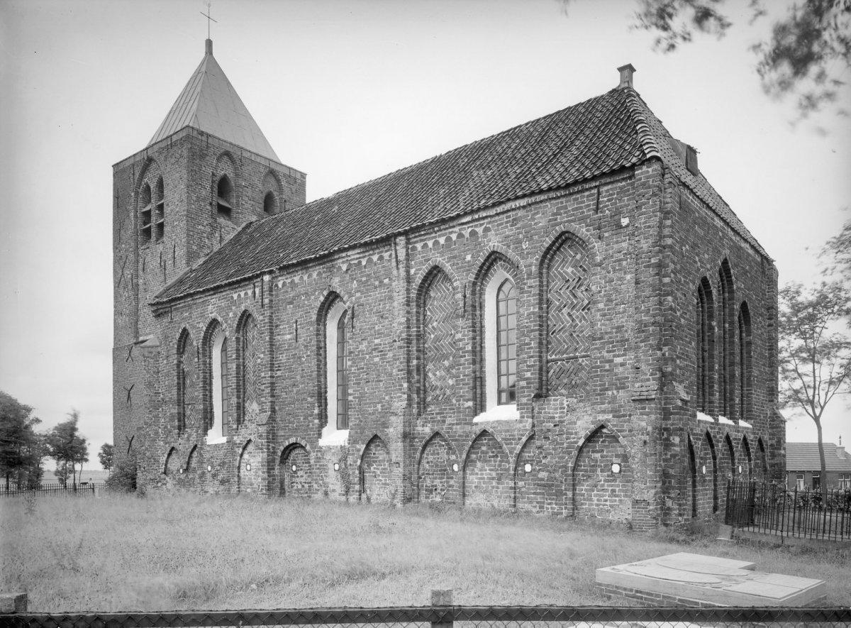 Late-Roman church in a field