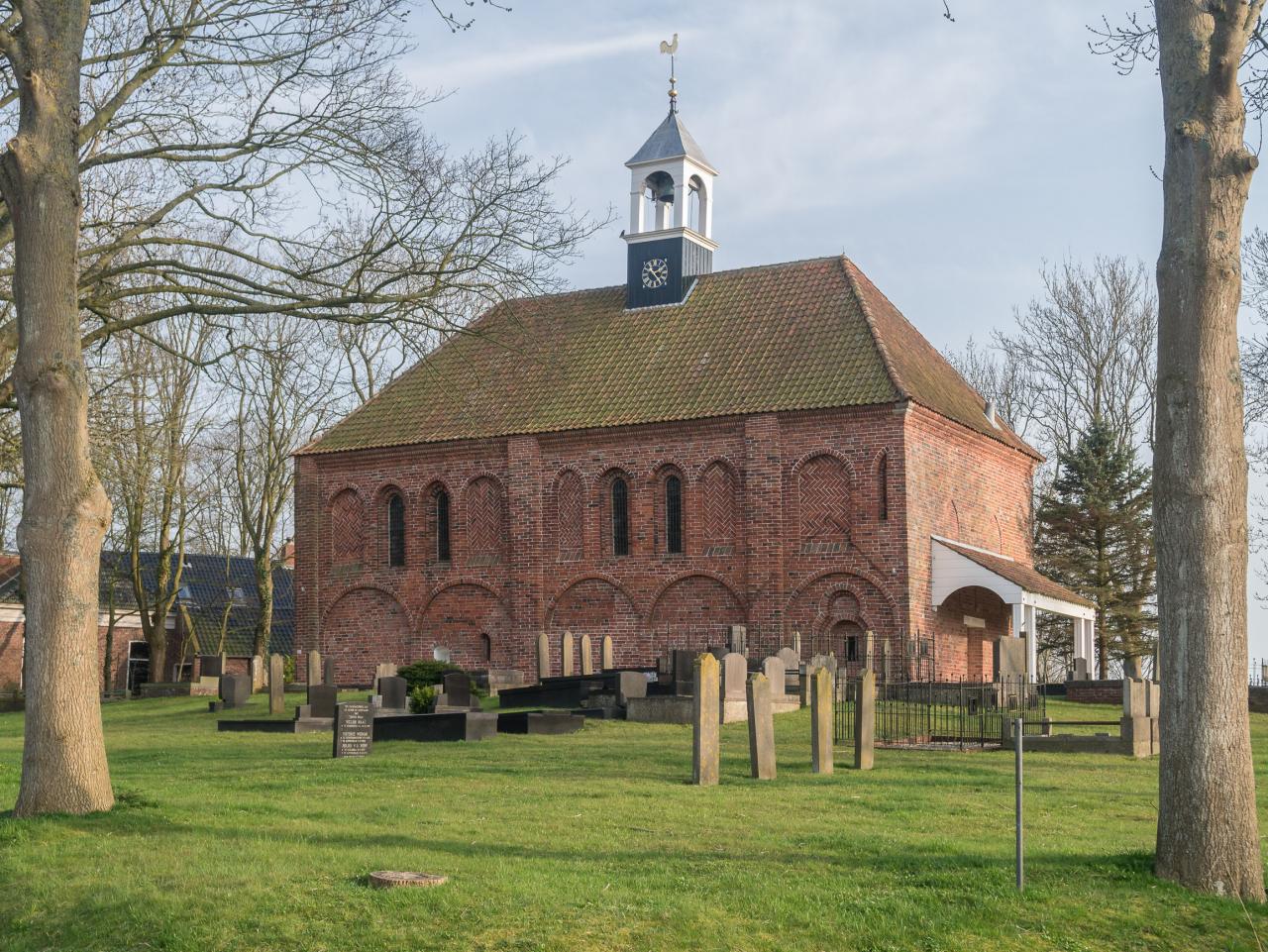 church in a graveyard