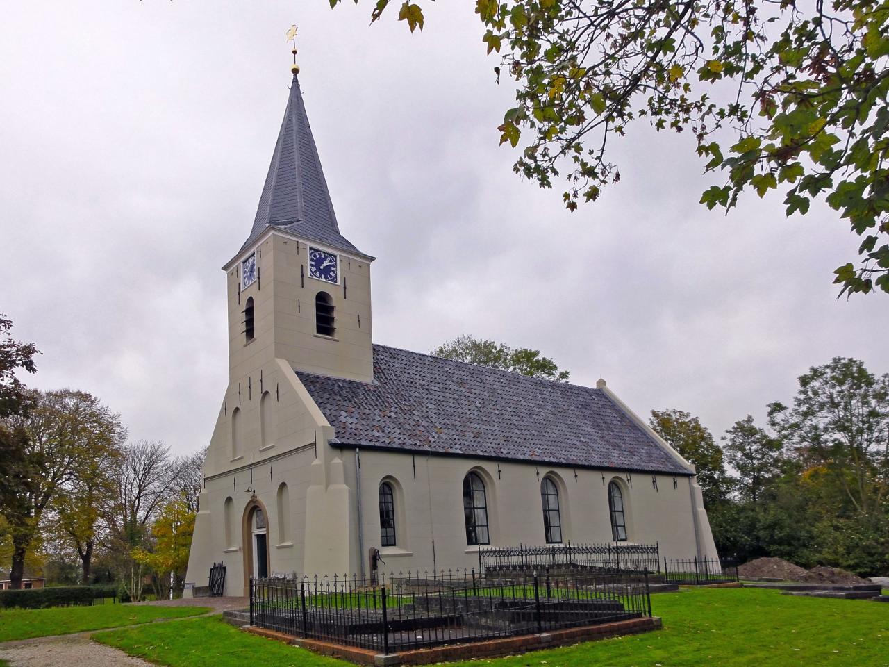 simple white church