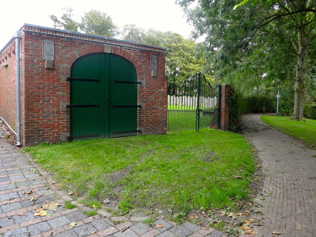 Gate in a park