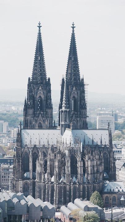 View of Cologne and its cathedral