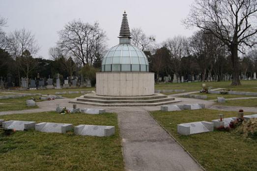 Buddhist cemetery in Vienna's Central Cemetery