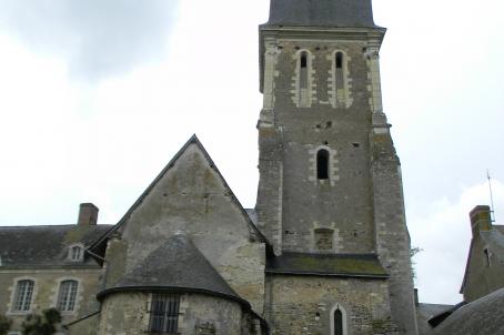 Romanesque church and bell tower