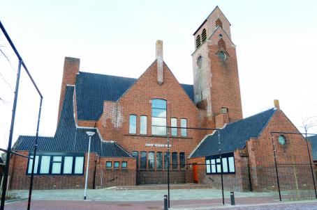 Church designed according to the Amsterdam School style