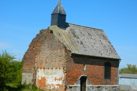 Chapel in a field