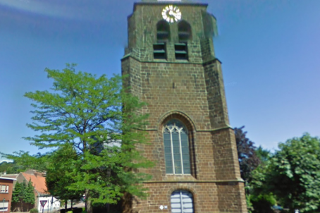 Bell tower built in bricks