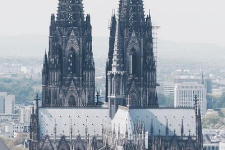 View of Cologne and its cathedral