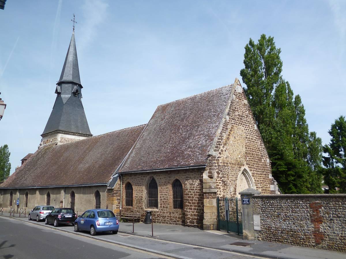 Church with a ponted tower