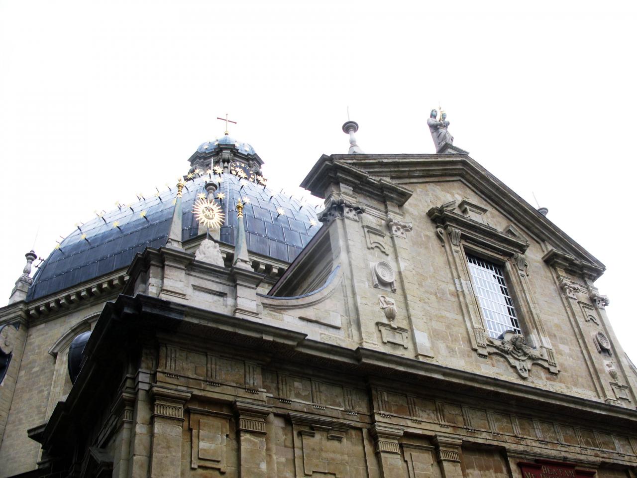 Front-side and dome of a church