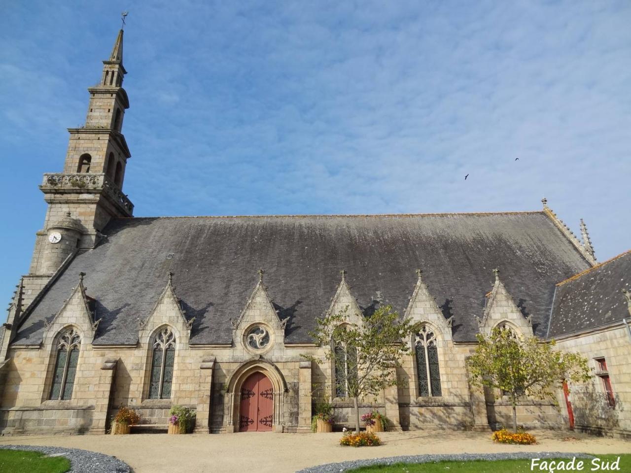 A view of the side of the Monastery, showing the tower. 