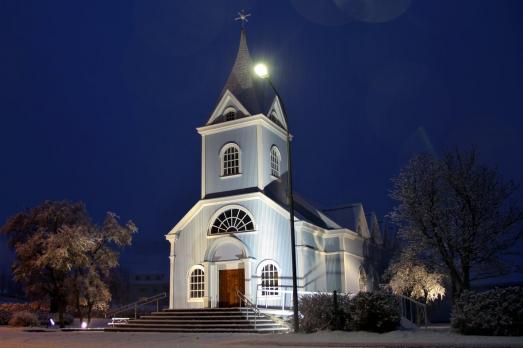 bláa kirkjan