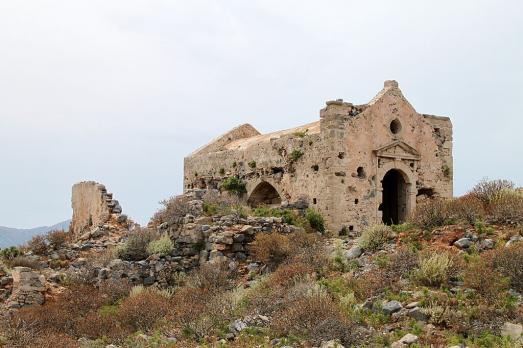 Ruined church of Gramvousa